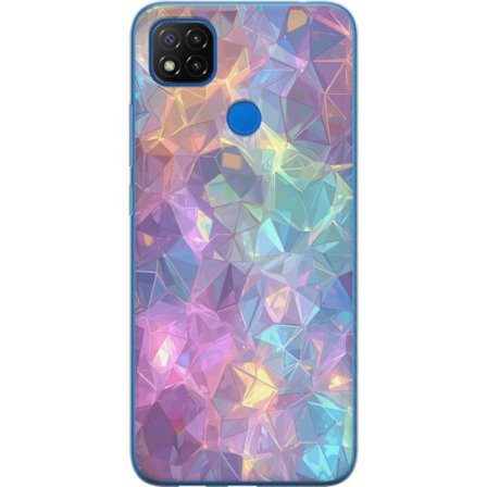 Yhteensopiva Puhelinkuori Xiaomi Redmi 9C NFC Prismatiskt mönster
