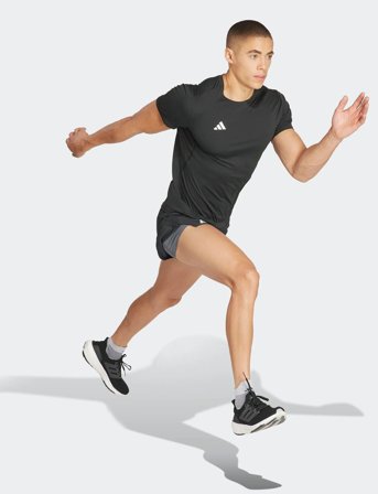 adidas Performance Adizero E Tee - Black - L