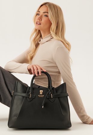 Guess Yesba Girlfriend Satchel Black Klær