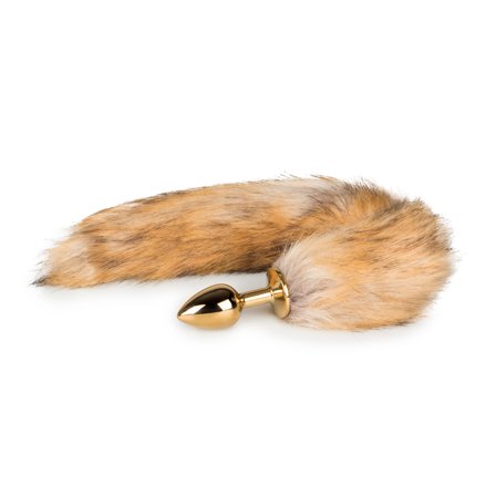 Easy Toys: Fox Tail Plug No.1 -Gold