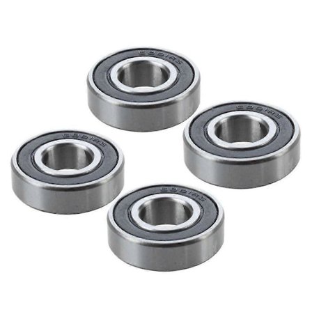 4 Stk. Kugleleje 6001Rs 28mm x 12mm x 8mm Scooter
