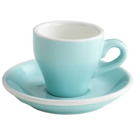 Macaron Espresso Sort Italiensk Kaffekop