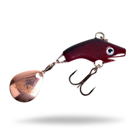 Pig Jig Spin, 21g - Motoroil Pepper - Copper