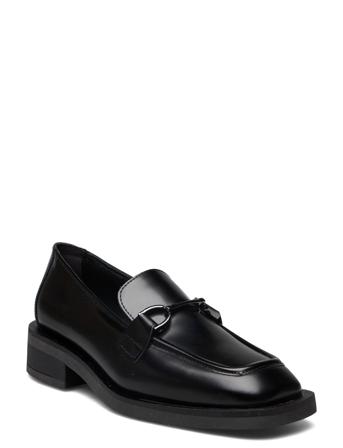 Woms Slip-On Mokasiner Lave Sko Svart NEWD.Tamaris*Betinget Tilbud