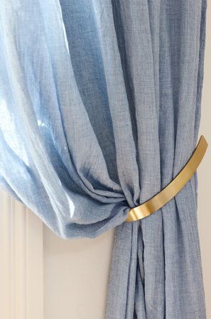 Jotex - Gardinbånd 2-pakke Gull - ADDIE - Kjøp Gardinholdere hos Jotex