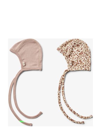 Wheat 2 Wool Cap Billie - Pink - 1-3M