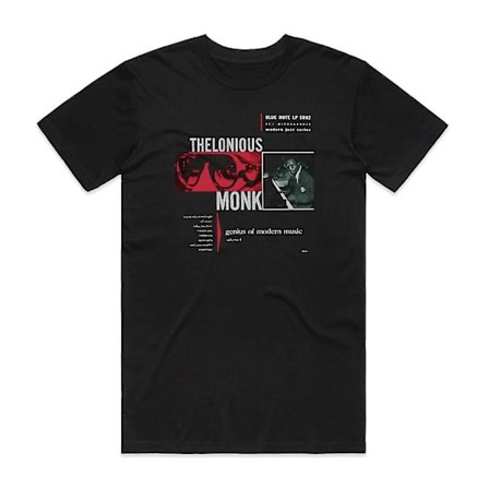 Thelonious Monk Genius Of Modern Music Volym 1 T-shirt Svart