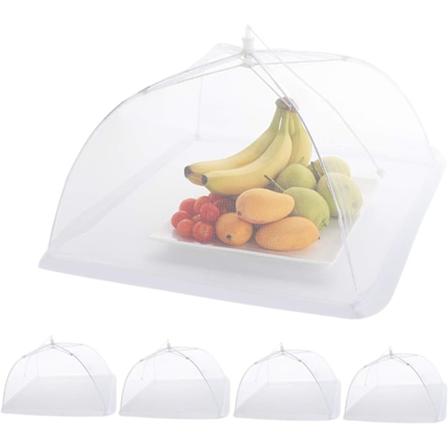 5 stk. sammenklappelig madnet Cloche Pop-Up glas mad dæksel Fly Mo