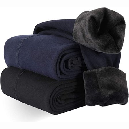 Warm Winter Leggings with 2-Layer Thick Fleece Lining for Women