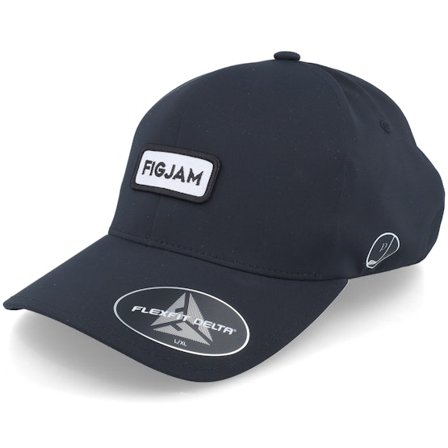 Pins & Stripes - Figjam Golf Black Delta Flexfit Flexfit Black Cap - @ Hatstore