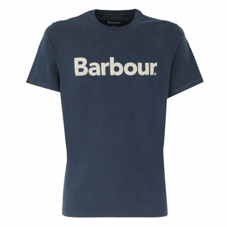 Barbour, T-shirt Niebieski, Mężczyzna, Rozmiar: M