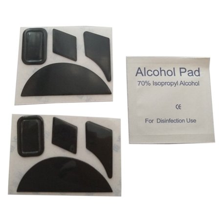 2st 0.6mm Tjocklek Ersättnings Musfötter Mus Skates För Razer Naga 2014/ Naga