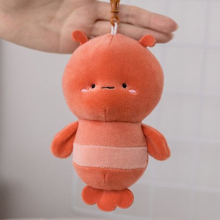 Docka Väska Hänge Plyschleksak Liten Docka (13cm) Röd