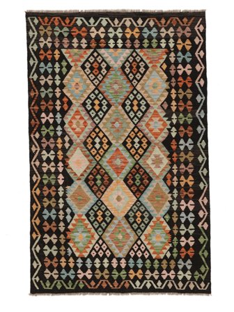 Pequeno Kilim Afegão Old Style Tapete 155X242 Lã