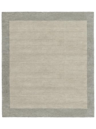 Tapis De Laine Uni Handloom Frame Greige Grand