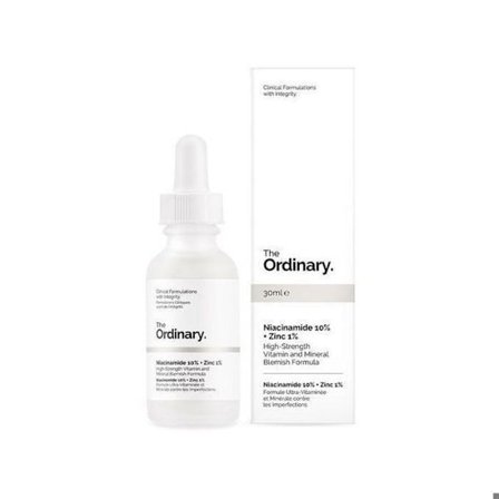 Sérum Anti-Imperfektiot - The Ordinary - Niasiini 10% + Sinkki 1% - 30ml - Vegaani - Biohajoava