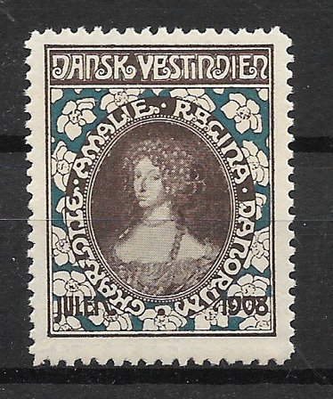 Dansk Vestindien - Jul 1908 - Postfrisk