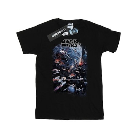 Star Wars Boys Universe Battle T-shirt 7-8 år Svart