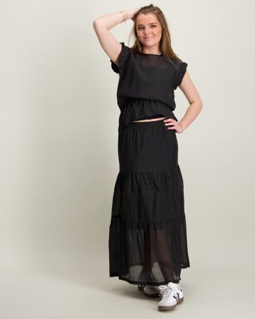 Sofie Schnoor ViviSY Skirt Svart Skjørt Jente - Kids Brand Store