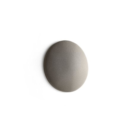 Akustikpaneel POLY, kreisförmig gewölbt, Ø550x140 mm, Wandmontage, braun