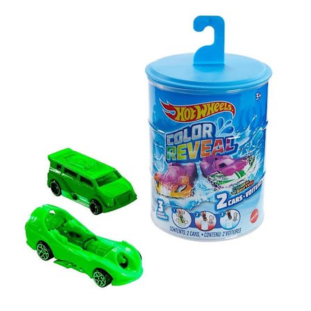 Hot Wheels Color Reveal 2 Kjøretøy Fargeendringspakke