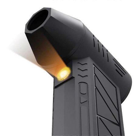 Mini Luftblæser med Ekstra Dyse 130000RPM Turbo Jetblæser Vindhastighed 39.5m/S Elektrisk Blæser Blæser Støv Tørrer