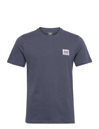 Ss Branded Tee T-shirts Short-sleeved Blå Lee Jeans