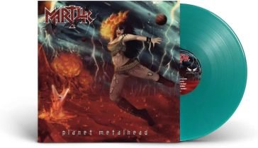 Planet metalhead - transparent green Martyr