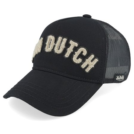 Von Dutch - Black - trucker - Cap - Kids Logo Patch Black Trucker - Hatstore