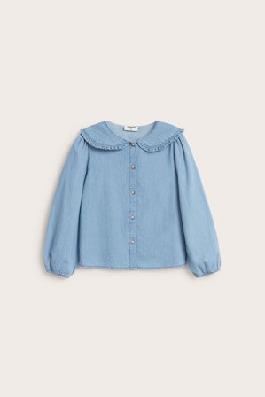 Kappahl | Blus i denim | Ljus denim