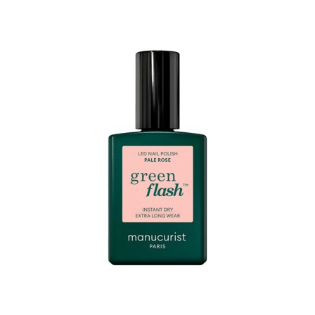 Manucurist GREEN FLASH - Smalto Semipermanente Pale Rose 15ml - Smalto Gel e semipermanente