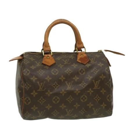 Louis Vuitton Vintage, Pre-owned Speedy 25 Monogram Handbag Bruin, Dames, Maat:ONE Size