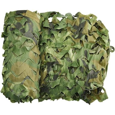 Holdbart Camo Mesh Net til Jagt og Camping, Camouflagenet med Rivfast Vandtæt Konstruktion, Fri Klippeletvægtsdesign til
