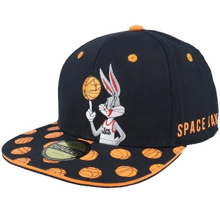 Difuzed - Noir snapback Casquette - Warner Space Jam Black Snapback @ Hatstore