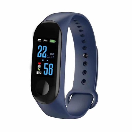 Digital klokke Smart Band Blodtrykk Pedometer Armbånd Vanntett Fitness Tracker For Ios Android