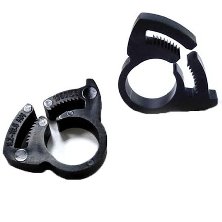 10 Pack Heavy Duty dobbeltgrebende nylonplastikslangeklemmer