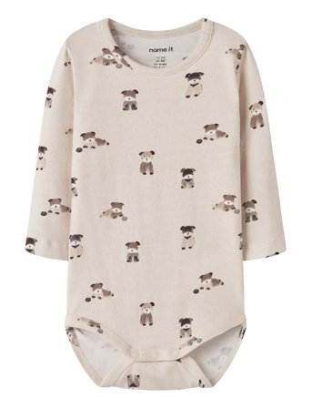 name it Nbmtusher Ls Body - Beige - 68
