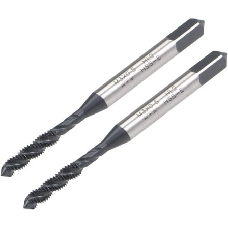 2stk Spiralfløjte Gevind Tap Maskingevind Tap Skrue Tap