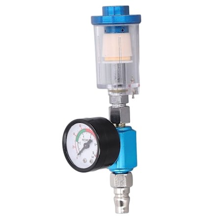 1/4 tomme pneumatisk værktøjstilbehør til malersprøjter - Sprøjtepistol luftregulator jern plastik messing