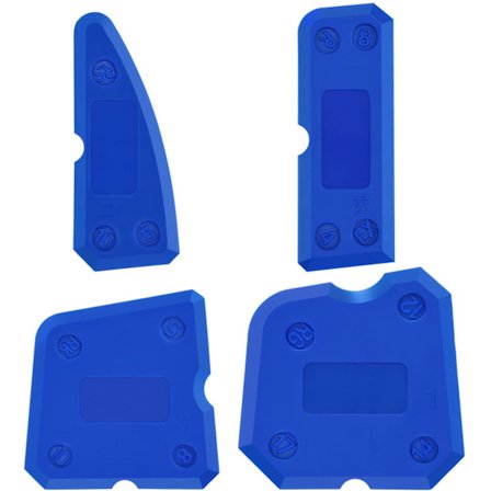 2 sett med fugemasse-verktøysett tetningsmiddel silikon finish verktøy fugemasse verktøy for silikon tetningsmasse fugemasse finish tetting (blå)