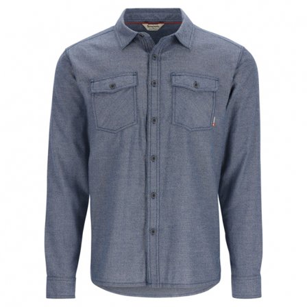 Simms Shoal Flannel Shirt Midnight L