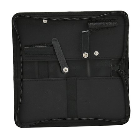 PU Læder Salon Saks Taske Vandtæt Hårklemme Kam Frisørværktøj Opbevaringstaske