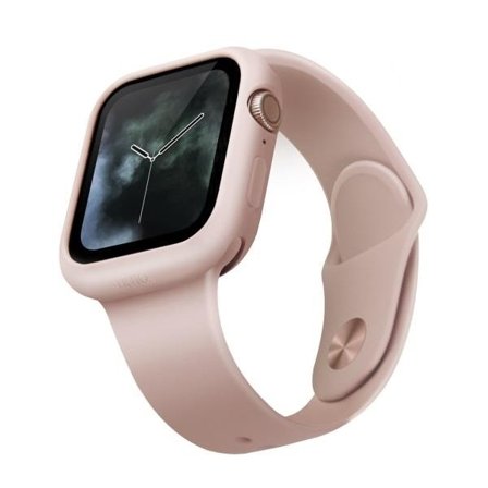 UNIQ Lino Band Apple Watch 4 / 5 / 6 / Se 44mm Skal - Blush Rosa