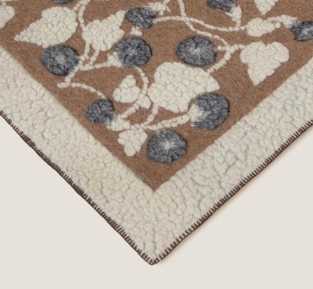 Frati Home Pledd Kokt-Ull Melodia-Grigio 150x190