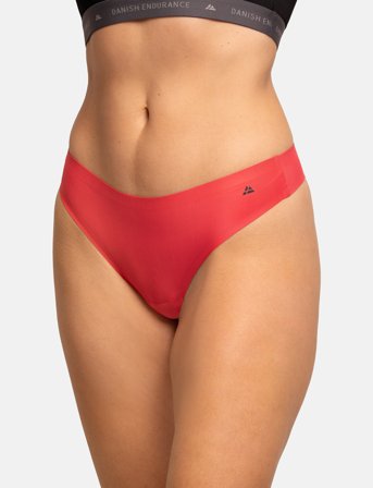 Danish Endurance Women's Invisible Thong - Multi/patterned - XL