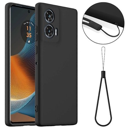 Skal för Motorola Edge 50 Fusion 5G Kompatibelt Anti-Drop Flytande Telefonskal med Snodd