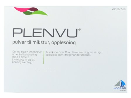 Plenvu Pulver til mikstur, 1 sett