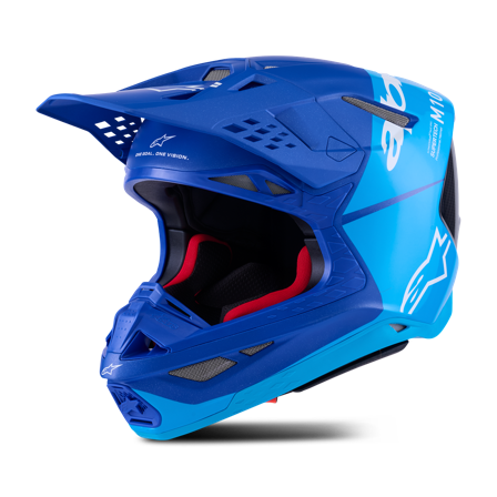 Alpinestars Supertech M10 Flood MX Helmet CRB M&G Blue/Black M