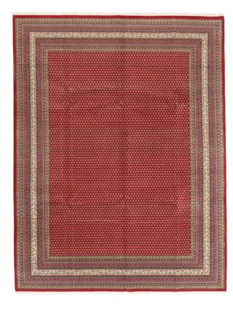 Oriental Mir Indo Rug 307X400 Dark Red/Brown Large Wool, India