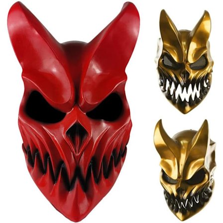 Halloween Party Propspvc Death Core Mask Son Of Darkness Munnen Rörlig Death Core Band Mask